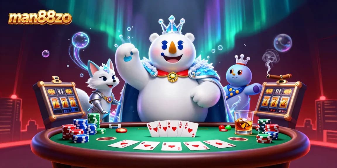 Join the fun at man88zo with exciting poker and slot games in a vibrant casino scene.