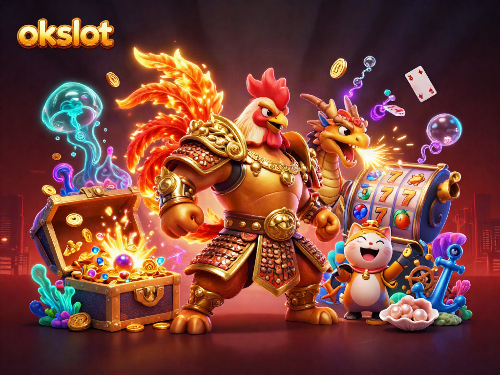เล่นสล็อตออนไลน์กับ OKSLOT พร้อมการ์ตูนพร้อมฟรีสปินและรางวัลใหญ่