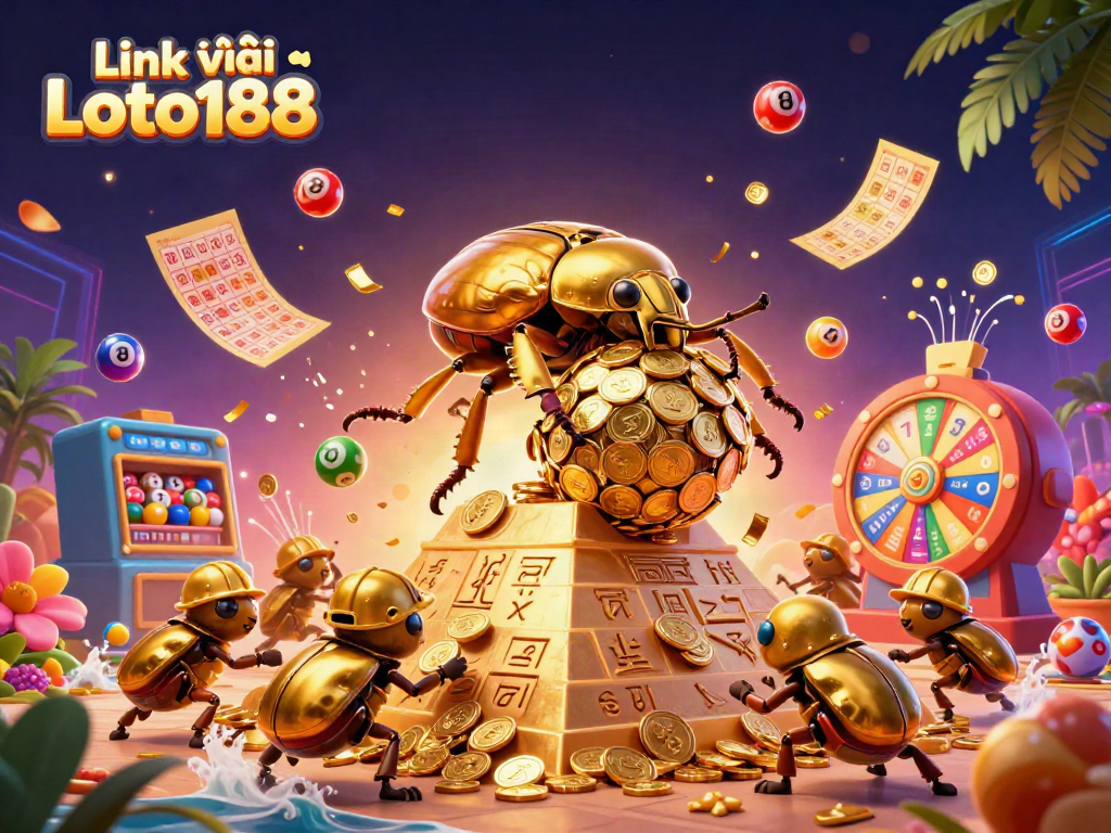 Engage with thrilling gaming fun through Link vào Loto188 featuring vibrant lottery scenes.