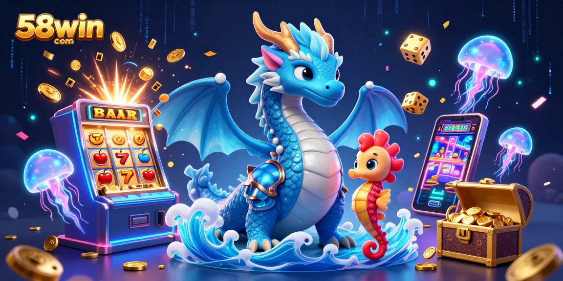 Experience excitement at 58win com with vibrant slots, glowing dragons, and rich jackpots!