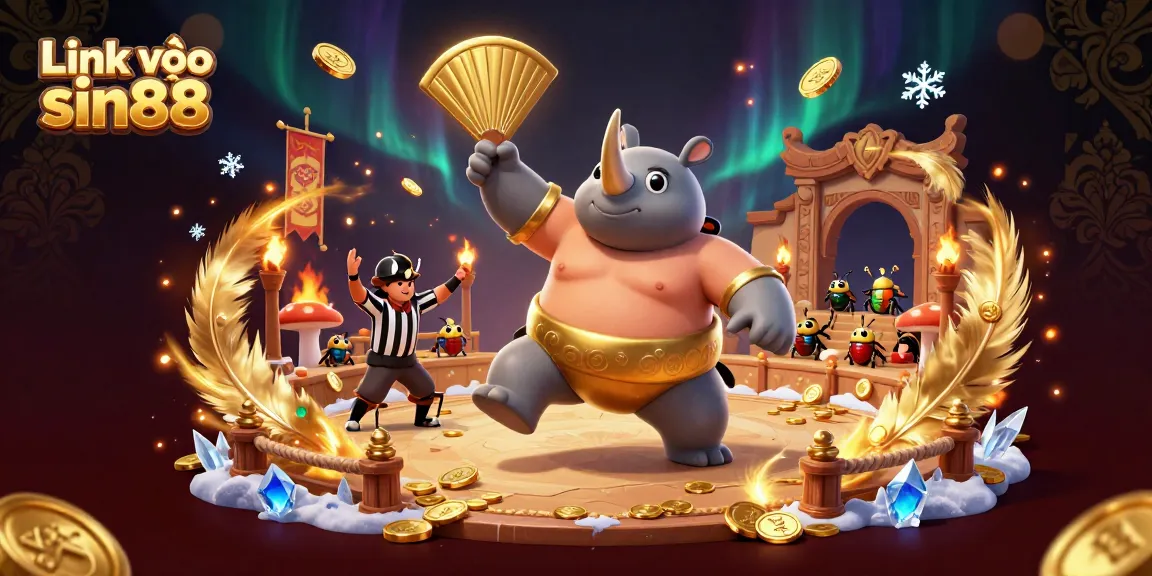 Engage with exciting gaming at Link vào sin88, featuring vibrant characters in a rich casino-themed scene.