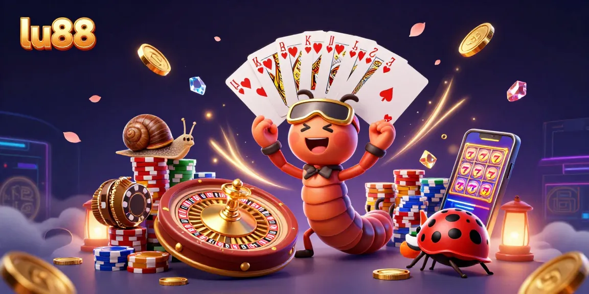 Experience the thrill of lu88 with an engaging casino scene featuring vibrant characters and dynamic gameplay.