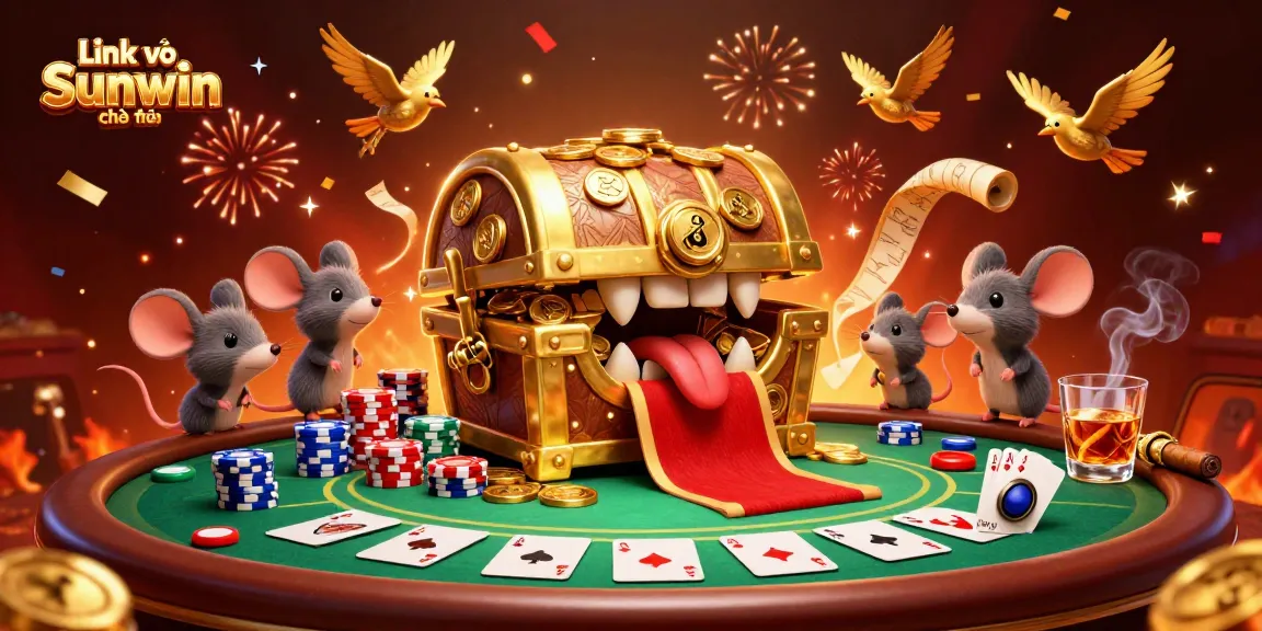 Spin the reels and win with Link vào Sunwin chính thức at this vibrant casino-themed illustration.