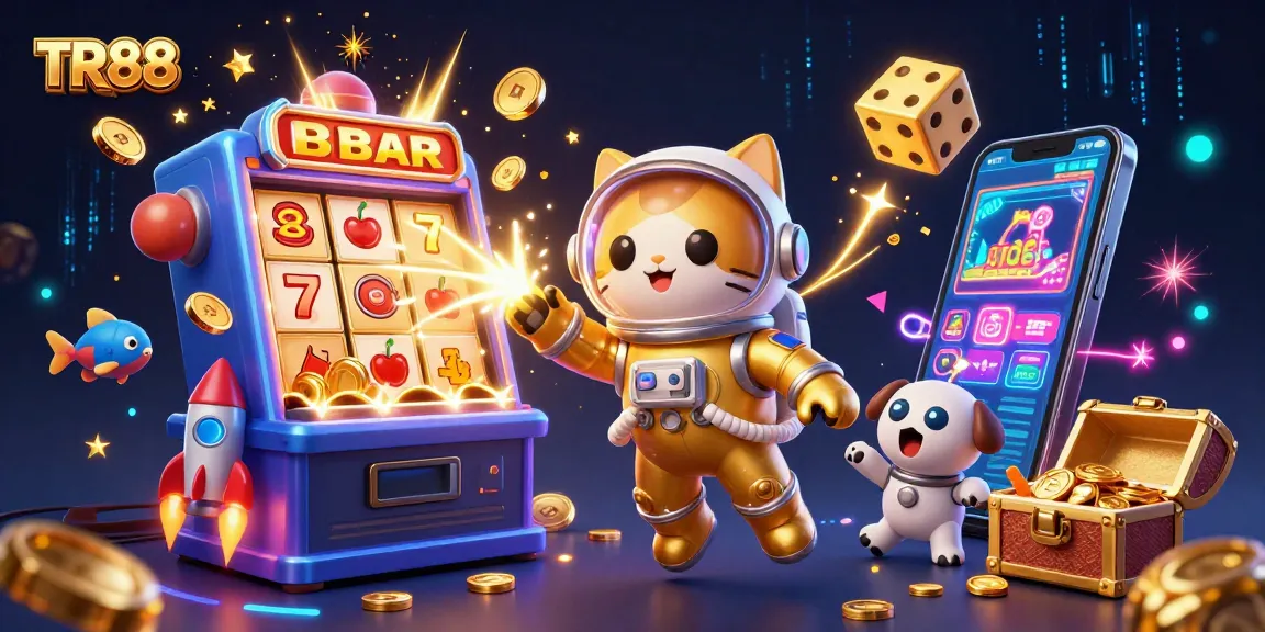 Experience remarkable wins with TR88 in an ultra-detailed 3D casino scene packed with dynamic gaming elements.