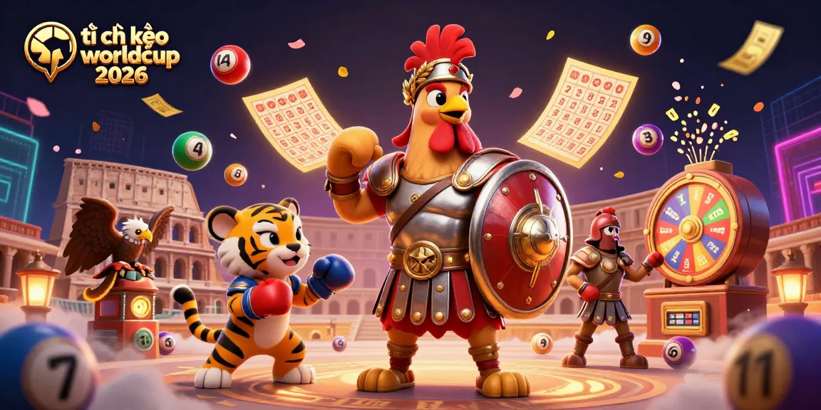 Engage with tỉ lệ kèo worldcup 2026 through dynamic lottery scenes filled with excitement and color.