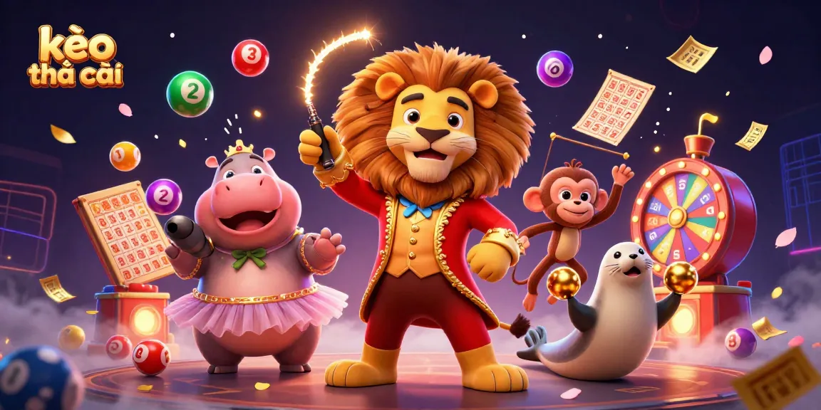 Experience exciting kèo nhà cái action with vibrant casino elements in a captivating 3D scene.